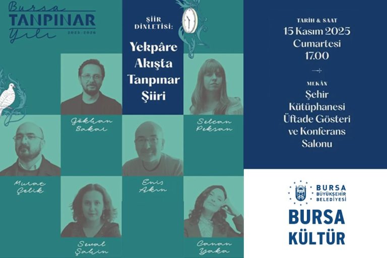 Bursa’da Tanpınar Şiir Dinletisi