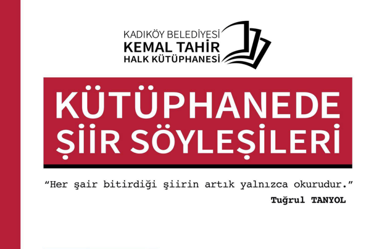 Kütüphanede Şiir Söyleşileri’nin konuğu Tuğrul Tanyol